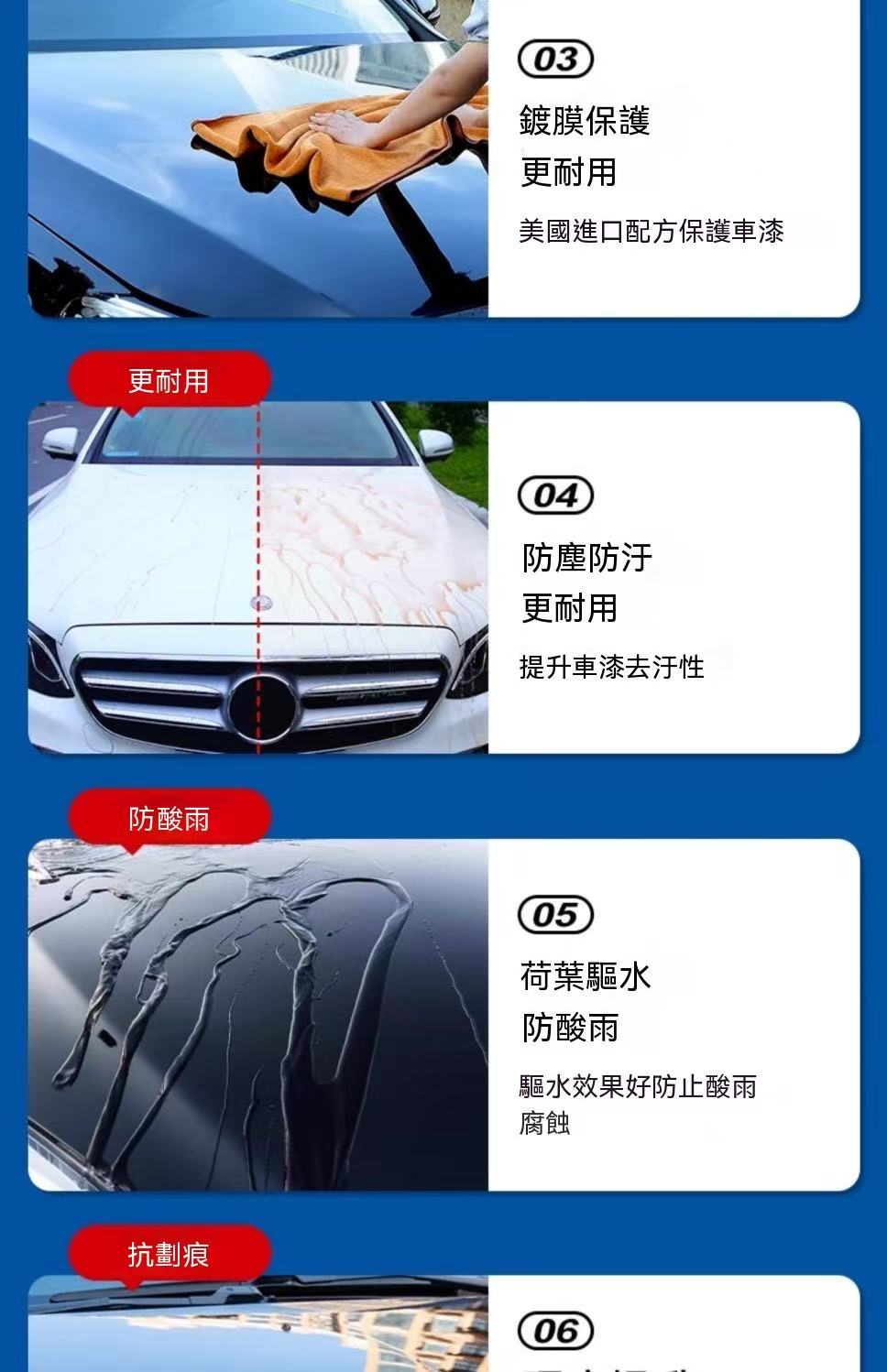龜牌汽車蠟｜打蠟上光保養防塵鍍晶驅水車用拋光蠟（白/黑車專用）