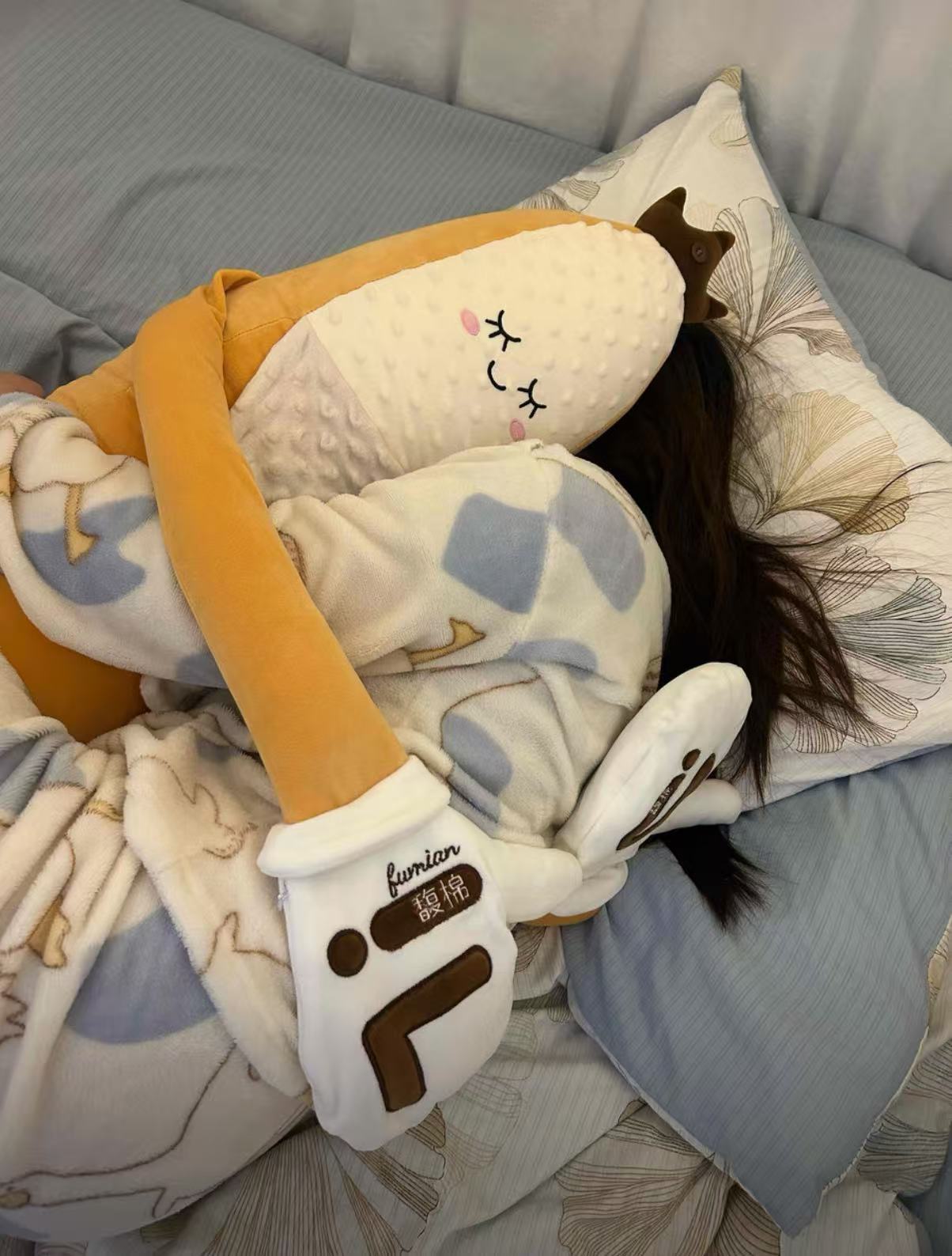 睡眠搭子🥰香蕉大王哄睡拍打抱枕（加大款）