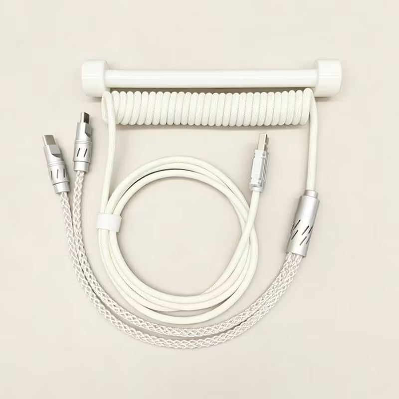 Star Light 8K Two-in-One Braided Gaming Aviator Cable