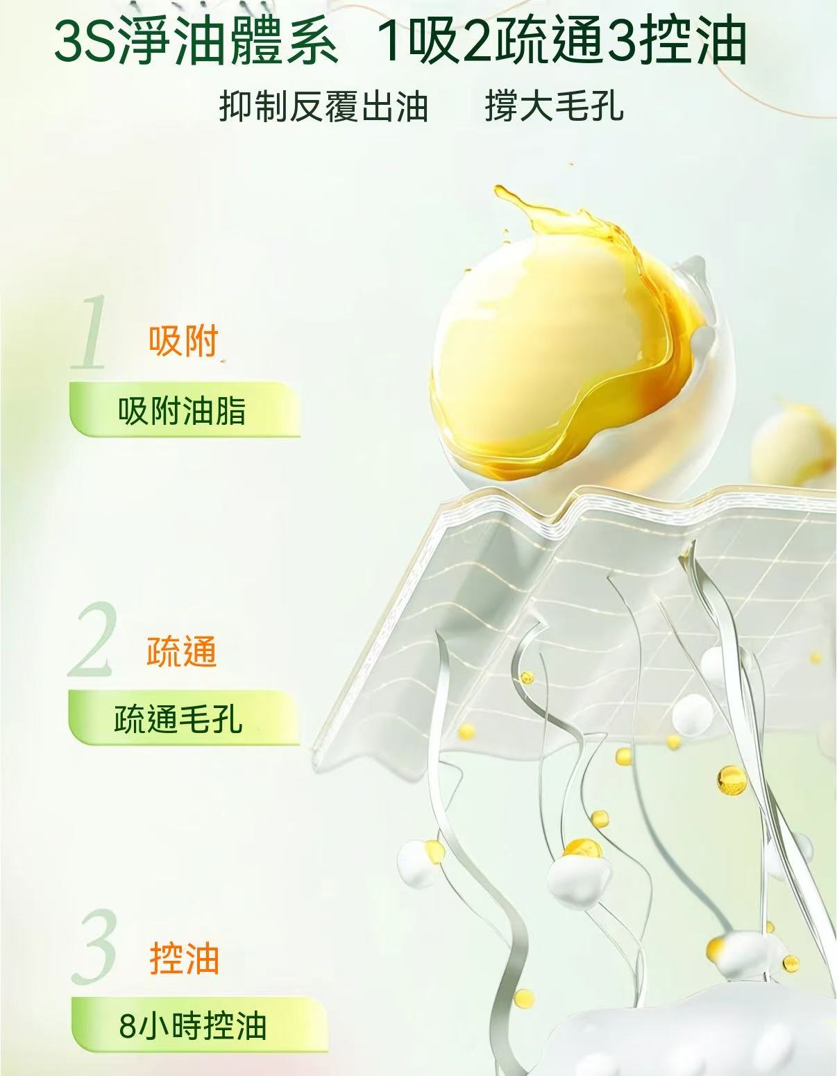 植萃控油小綠泥洗面乳