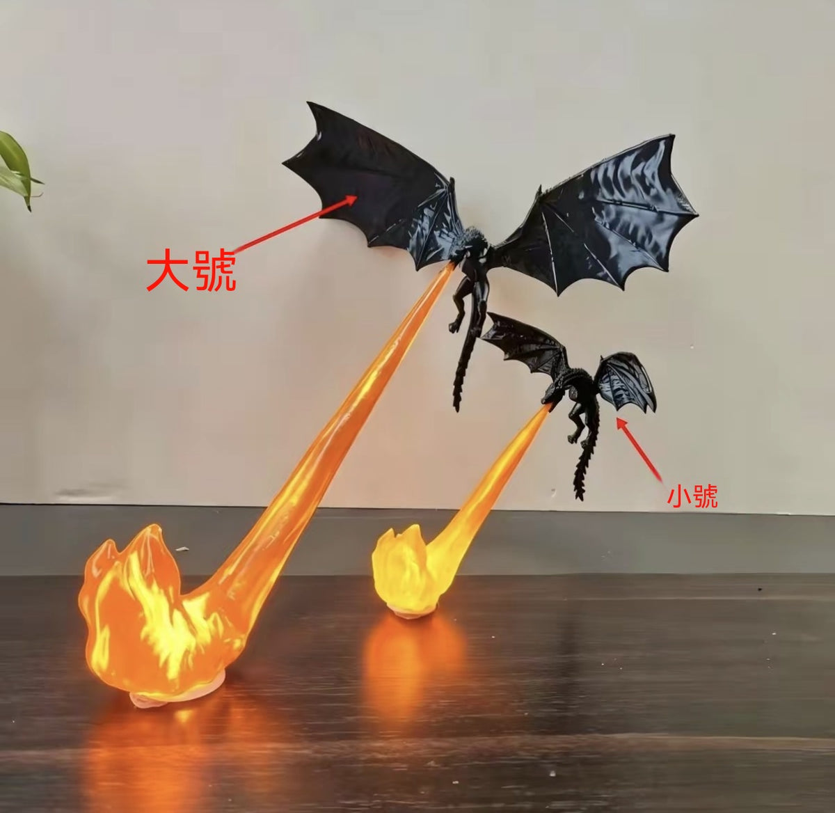 Dragon Breath Lamp Ornament Flame Dragon Luminous Ornament