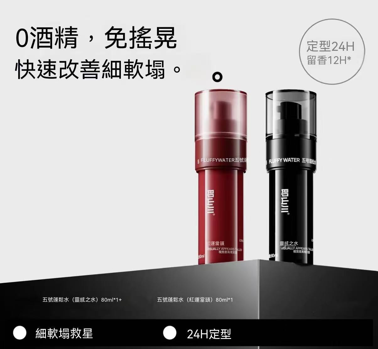 0 Alcohol, No Shake, Multi-Dimensional Silica Fluffing Spray
